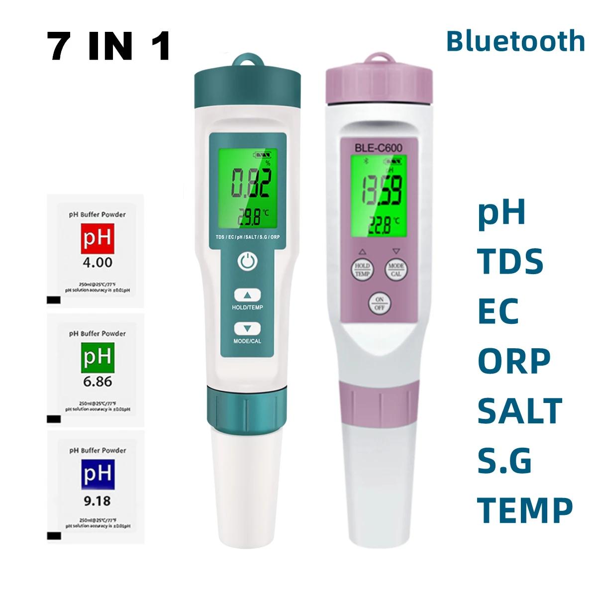 7 in 1 PH/TDS/EC/ORP//S. ļ  G/µ 跮  ׽, PH 跮